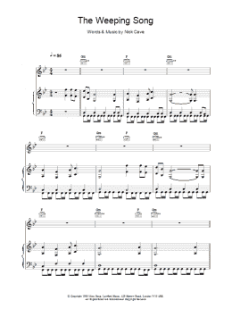 page one of The Weeping Song (Piano, Vocal & Guitar Chords)