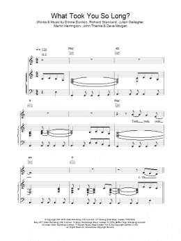 page one of What Took You So Long? (Piano, Vocal & Guitar Chords)