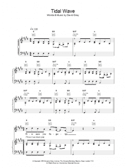 page one of Tidal Wave (Piano, Vocal & Guitar Chords)