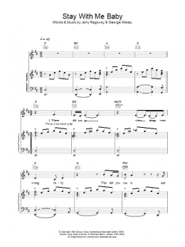 page one of Stay With Me Baby (Piano, Vocal & Guitar Chords)