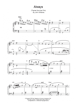 page one of Always (Piano Solo)