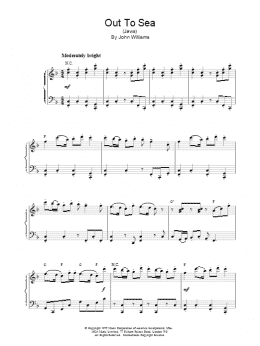 page one of Out To Sea - From Jaws (Piano Solo)
