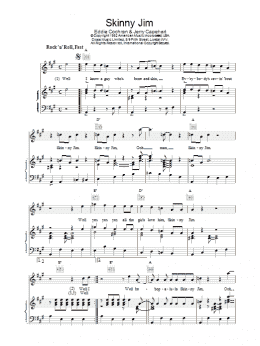 page one of Skinny Jim (Piano, Vocal & Guitar Chords)