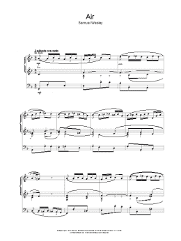 page one of Air (Organ)