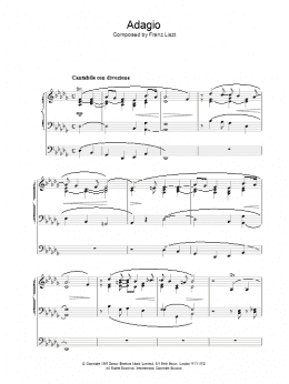 page one of Adagio (Organ)