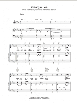 page one of Georgia Lee (Piano, Vocal & Guitar Chords)