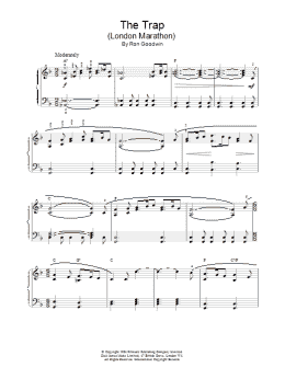 page one of The Trap (London Marathon) (Piano Solo)