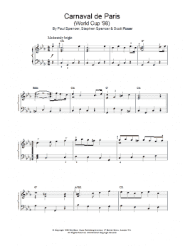 page one of Carnaval de Paris (Piano Solo)