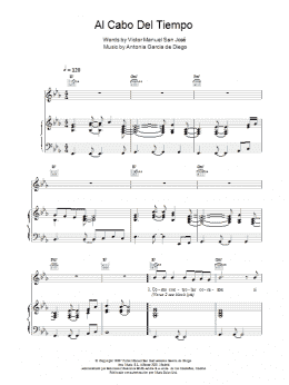 page one of Al Cabo Del Tiempo (Piano, Vocal & Guitar Chords)