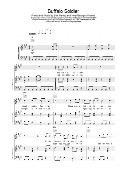 page one of Buffalo Soldier (Piano, Vocal & Guitar Chords)