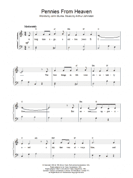 page one of Pennies From Heaven (Piano Solo)