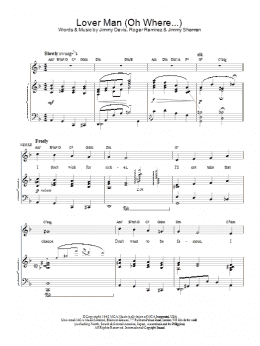 page one of Lover Man (Oh Where Can You be) (Piano Solo)