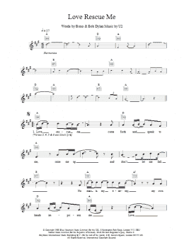 page one of Love Rescue Me (Lead Sheet / Fake Book)