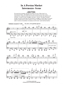 page one of In A Persian Market (Piano Solo)