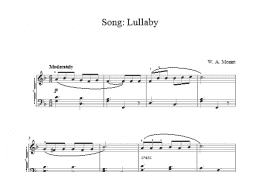 page one of Song: Lullaby (Piano Solo)