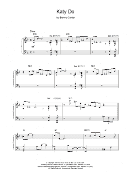 page one of Katy Do (Piano Solo)