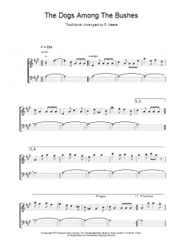 page one of The Dogs Among The Bushes (Piano Solo)