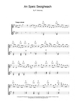 page one of An Speic Seoigheach (Piano Solo)