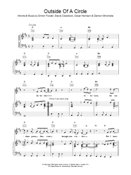page one of Outside Of A Circle (Piano, Vocal & Guitar Chords)