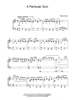 page one of A Particular Sum (Piano Solo)
