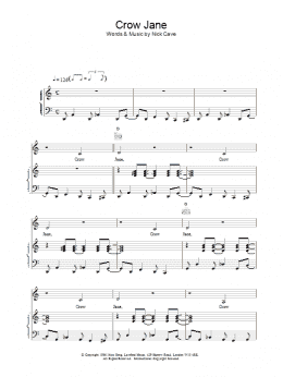 page one of Crow Jane (Piano, Vocal & Guitar Chords)
