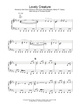 page one of Lovely Creature (Piano, Vocal & Guitar Chords)