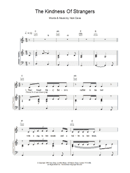 page one of The Kindness Of Strangers (Piano, Vocal & Guitar Chords)