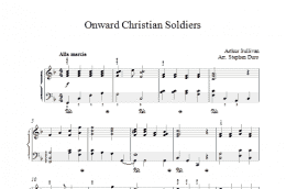 page one of Onward Christian Soldiers (Piano Solo)