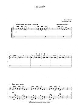 page one of The Lamb (Piano Solo)