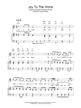 page one of Joy To The World (Piano, Vocal & Guitar Chords)