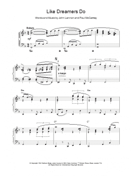 page one of Like Dreamers Do (Piano Solo)