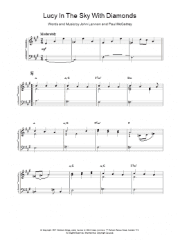 page one of Lucy In The Sky With Diamonds (Piano Solo)