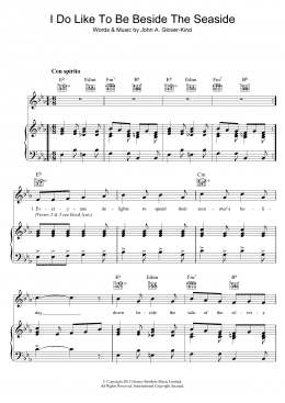 page one of I Do Like To Be Beside The Seaside (Piano, Vocal & Guitar Chords (Right-Hand Melody))