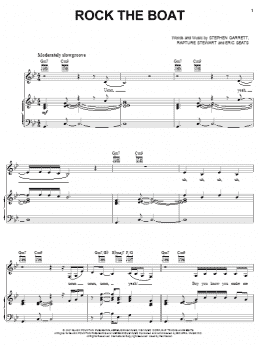 page one of Rock The Boat (Piano, Vocal & Guitar Chords (Right-Hand Melody))