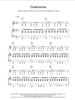 page one of Dreamsome (Piano, Vocal & Guitar Chords)