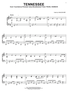 page one of Tennessee (Piano Solo)