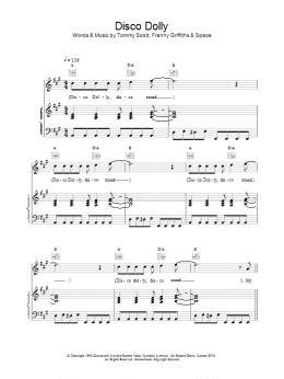 page one of Disco Dolly (Piano, Vocal & Guitar Chords)