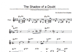 page one of The Shadow Of A Doubt (Piano Solo)