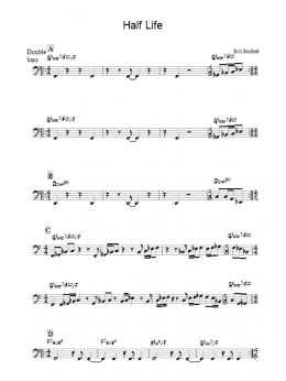 page one of Half Life (Easy Bass Tab)