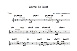 page one of Come To Dust (Piano Solo)