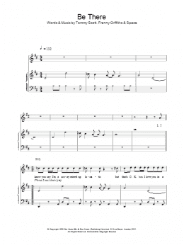 page one of Be There (Piano, Vocal & Guitar Chords)