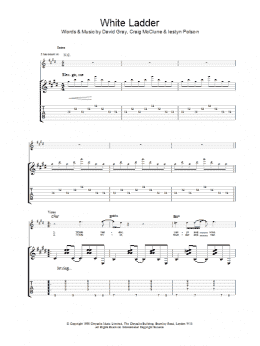 page one of White Ladder (Guitar Tab)
