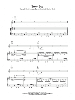 page one of Sexy Boy (Piano, Vocal & Guitar Chords)