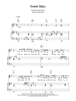 page one of Sweet Baby (Piano, Vocal & Guitar Chords)