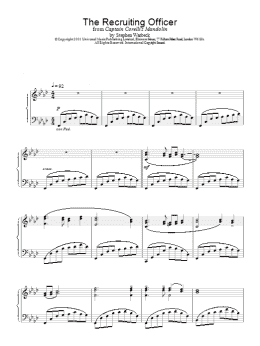 page one of The Recruiting Officer (Piano Solo)
