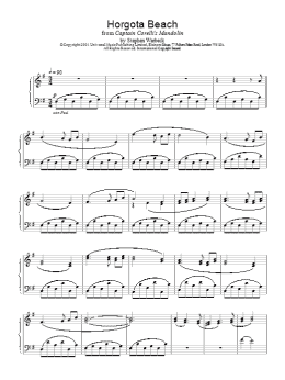 page one of Horgota Beach (Piano Solo)
