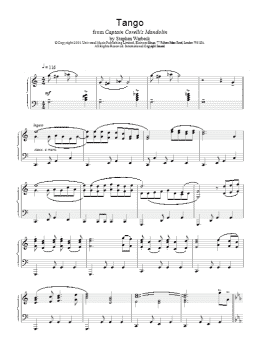 page one of The Tango (Piano Solo)