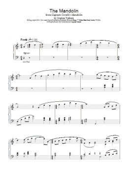 page one of The Mandolin (Piano Solo)