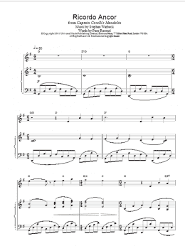 page one of Ricordo Ancor (Piano Solo)