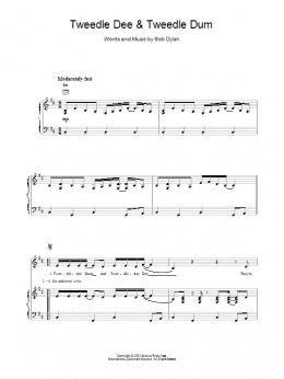 page one of Tweedle Dee & Tweedle Dum (Piano, Vocal & Guitar Chords)